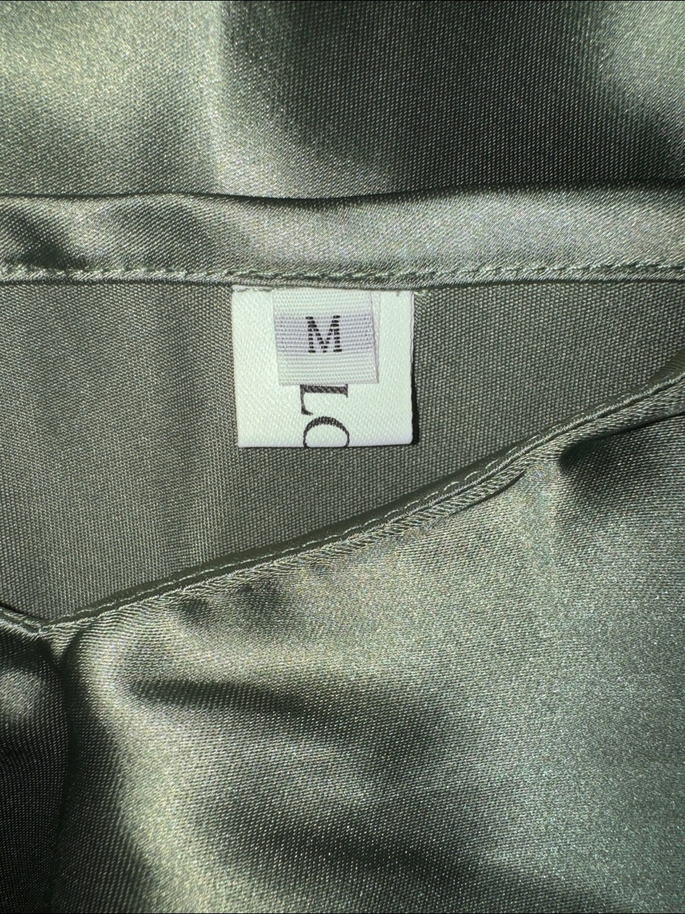 SATIN SLIP DRESS - Picture 4 of 4